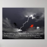 For as Lightning Posters