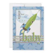 For Baby Boy Card 2 Invitation
