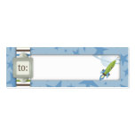 For Baby Boy Skinny Gift Tag business cards