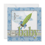 For Baby Boy TY Square invitations