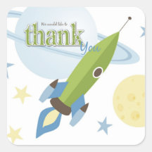 For Baby Boy TY Square Sticker