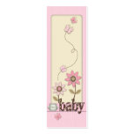 For Baby Girl Skinny Gift Tag business cards
