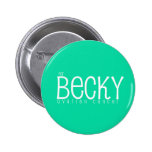 for becky teal buttons