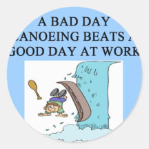 for canoeing lovers stickers