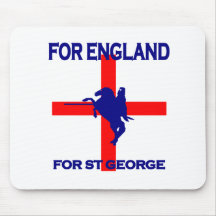 For England For St George Mouse Pads