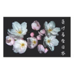 For fund-raising and Cherry blossoms, cherry tree Rectangle Stickers