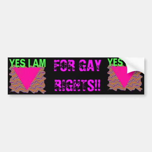 rights stickers Gay free
