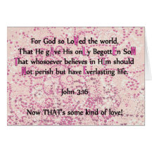 For God So Loved The World - Greeting Cards