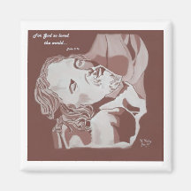 For God So Loved the World magnet