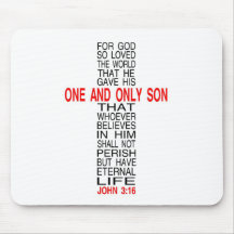 For God So Loved The World mousepad
