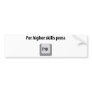 for higher skills press F 10 counter strike icon Bumper Sticker