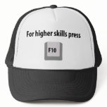 for higher skills press F 10 counter strike icon Mesh Hat