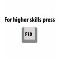 for higher skills press F 10 counter strike icon t-shirts