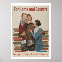 For home and country poster