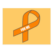For Me (Orange Ribbon) Postcards