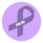 For Me (Purple Ribbon) stickers