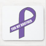 For My Brother (Purple Ribbon) mousepads