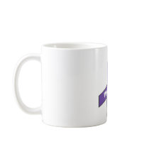 For My Dad (Purple Ribbon) Coffee Mugs