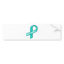 For My Daughter (Teal Ribbon) Bumper Stickers