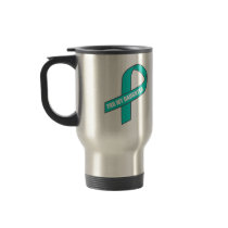 For My Daughter (Teal Ribbon) Coffee Mugs