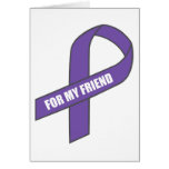 For My Friend (Purple Ribbon) cards