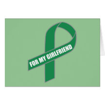 For My Girlfriend (Green Ribbon) Card