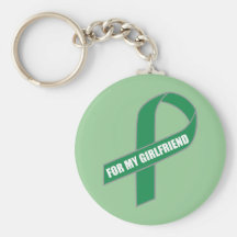 For My Girlfriend (Green Ribbon) Keychains