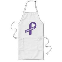 For My Grandpa (Purple Ribbon) Aprons