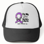 For My Hero My Twin Brother - Purple Ribbon Awaren hats