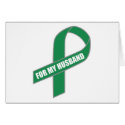 For My Husband (Green Ribbon) cards