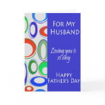 For My Husband on Father's Day cards