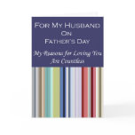 For My Husband on Father's Day cards