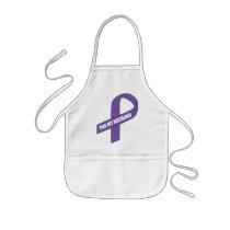 For My Husband (Purple Ribbon) Aprons
