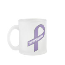 For My Husband (Purple Ribbon) Coffee Mug