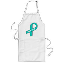 For My Sister (Teal Ribbon) Apron