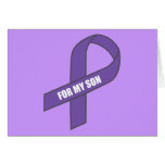For My Son (Purple Ribbon) cards