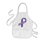 For My Step-Dad (Purple Ribbon) aprons
