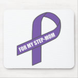 For My Step-Mum (Purple Ribbon) mousepads
