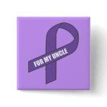 For My Uncle (Purple Ribbon) buttons