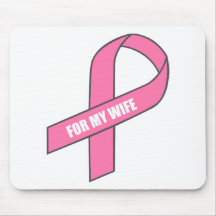 For My Wife (Pink Ribbon) Mousemats