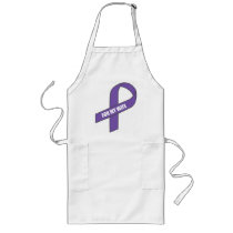 For My Wife (Purple Ribbon) Aprons