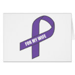 For My Wife (Purple Ribbon) cards