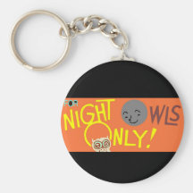 For Night Owls Only Key Chain