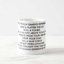 FOR OPTIMUM GAMING EXPERIENCE:BRIBE & FLATTER T... COFFEE MUGS