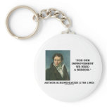 For Our Improvement We Need A Mirror Quote keychains