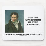 For Our Improvement We Need A Mirror Quote mousepads