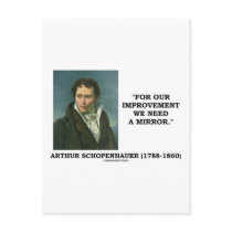 For Our Improvement We Need A Mirror Quote Post Cards