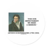 For Our Improvement We Need A Mirror Quote stickers