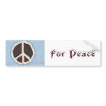 For Peace chocolate peace pie bumper stickers bumper stickers