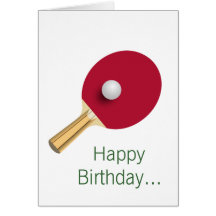 For Ping Pong Lovers! Card
